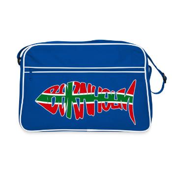 Bornholm Fish Original - Retro Bag - blue/white - Front