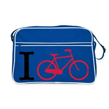 cyclisme - Sac Retro - bleu/blanc - Devant