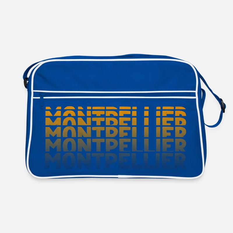 Montpellier Gradient Wortkunst Retro Tasche