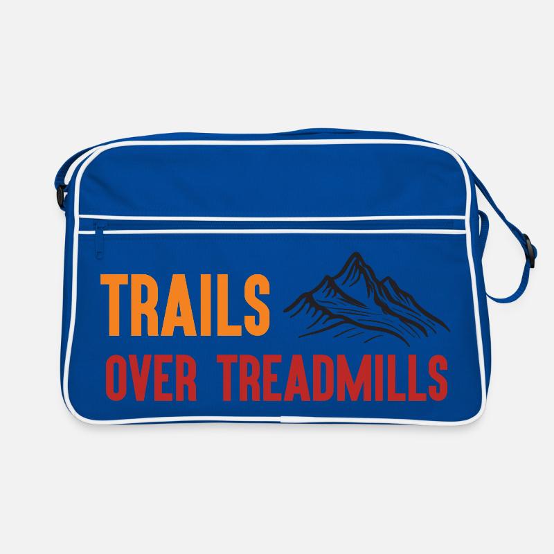 Trailrunning - Trails über Laufbänder Retro Tasche