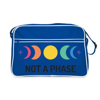 Le mois de la fierté LGBT - Pas une phase - Sac Retro - bleu/blanc - Devant
