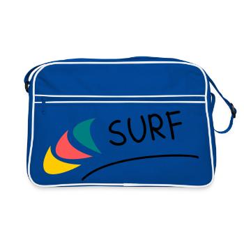 MISTRESS. MASTER. TEACHER. SCHOOL. MISTRESS - Retro Bag - blue/white - Front