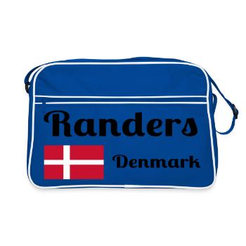Randers Denmark - Stylish prints - Retro Bag - blue/white - Front