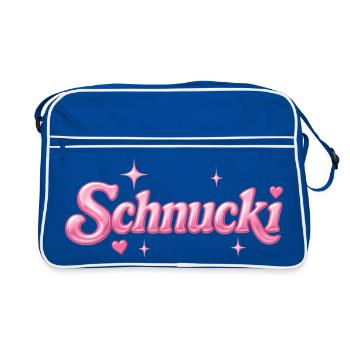 schnucki / Y2K-Design - Retro Tasche - Blau/Weiß - Vorne