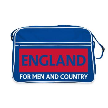 Conception du drapeau national coloré de l’Angleterre - Sac Retro - bleu/blanc - Devant