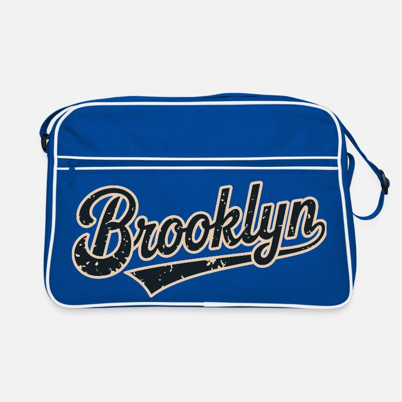 Brooklyn Vintage Script Logo Sac Retro