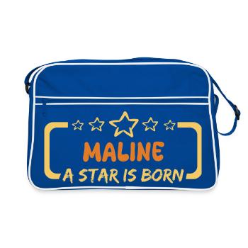 Héros Maline - Sac Retro - bleu/blanc - Devant