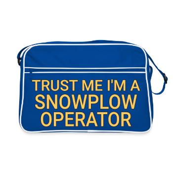Opérateur de chasse-neige Trust Me Conducteur de chasse-neige - Sac Retro - bleu/blanc - Devant