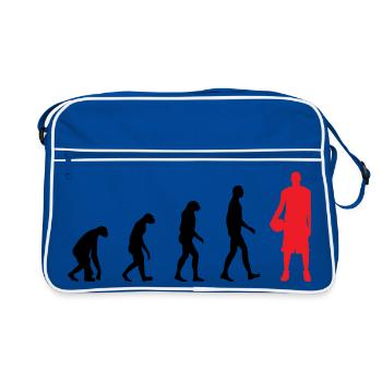 Basket Ball Evolution / Basketball  - Sac Retro - bleu/blanc - Devant
