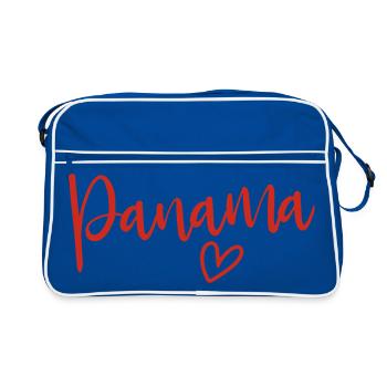 Panama Heart Women’s Love Panama - Sac Retro - bleu/blanc - Devant