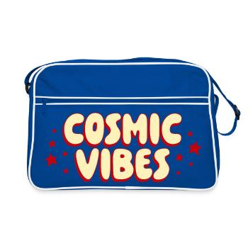 Cosmic Vibes Retro Shirt - Retro Bag - blue/white - Front