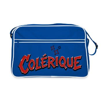 Colérique  - Sac Retro - bleu/blanc - Devant