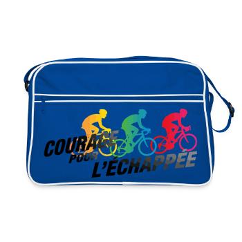 Courage for the Breakaway - Retro Bag - blue/white - Front