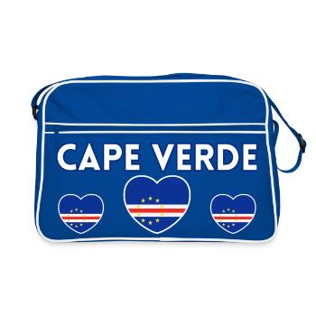 Cape Verde Flag, Cape Verdean Flag, Cape Verde - Retro Bag - blue/white - Front