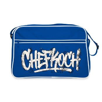 Chef Graffiti - Sac Retro - bleu/blanc - Devant