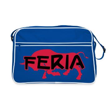 Feria - Sac Retro - bleu/blanc - Devant