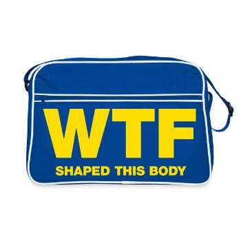 WTF a façonné ce corps - Sac Retro - bleu/blanc - Devant