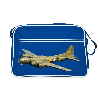 Bomber B-17 Flying Fortress - Retro Bag - blue/white - Front