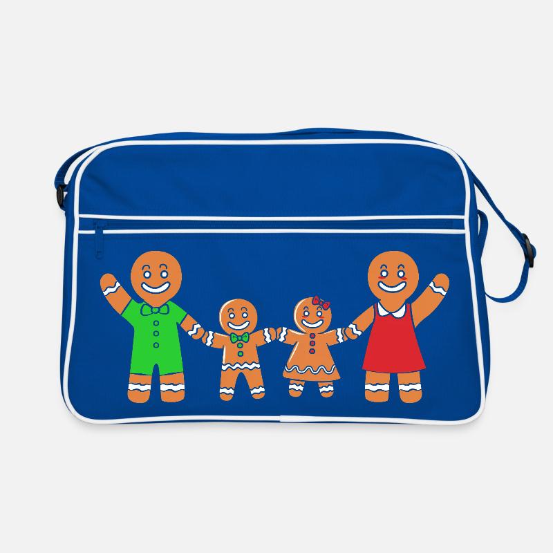 Gingerbread Christmas Gingerbread Man Gingerbread Retro Bag