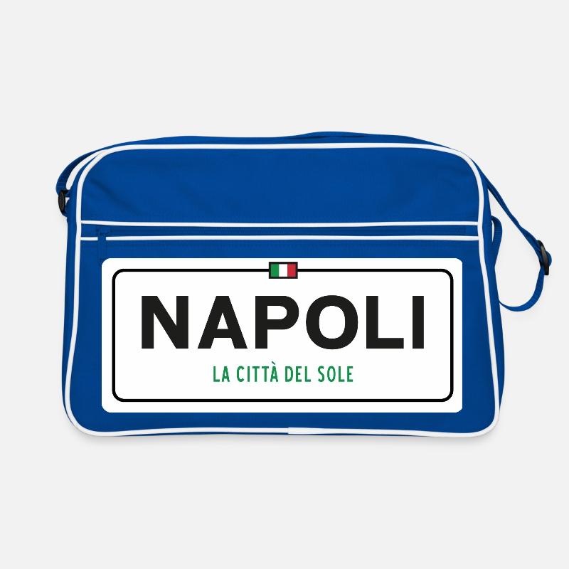 Napoli place name sign Retro Bag