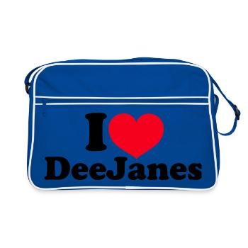 J’adore les DeeJanes - Sac Retro - bleu/blanc - Devant