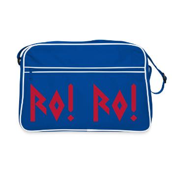 Calm! Calm! – Norwegian Viking - Retro Bag - blue/white - Front