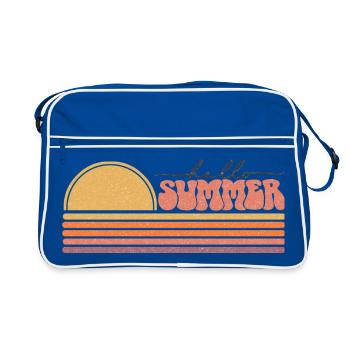 Été - Sac Retro - bleu/blanc - Devant