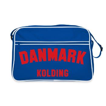 KOLDING Danemark Dänemark - Sac Retro - bleu/blanc - Devant