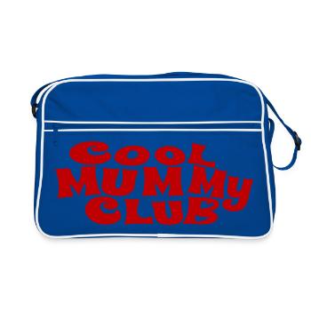 cool mummy club - Retro Tasche - Blau/Weiß - Vorne