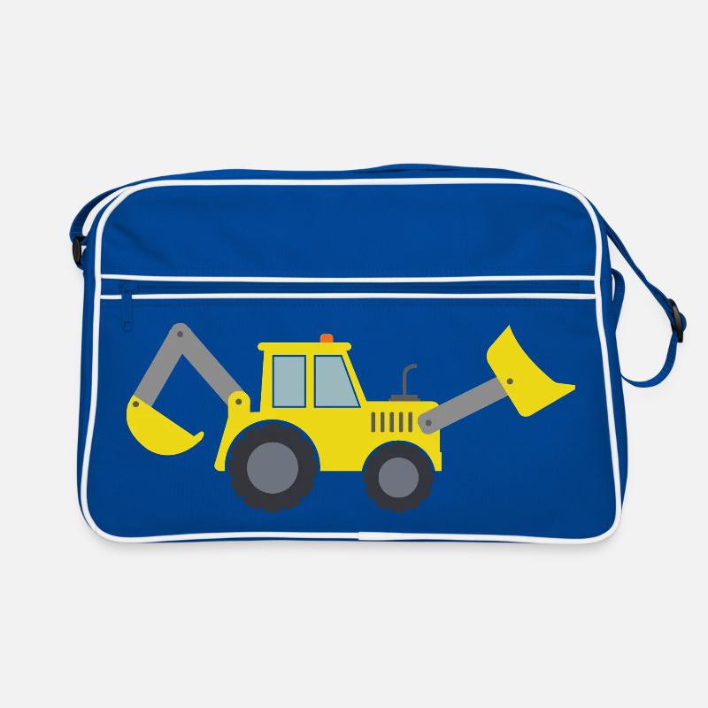 Backhoe loader Retro Bag