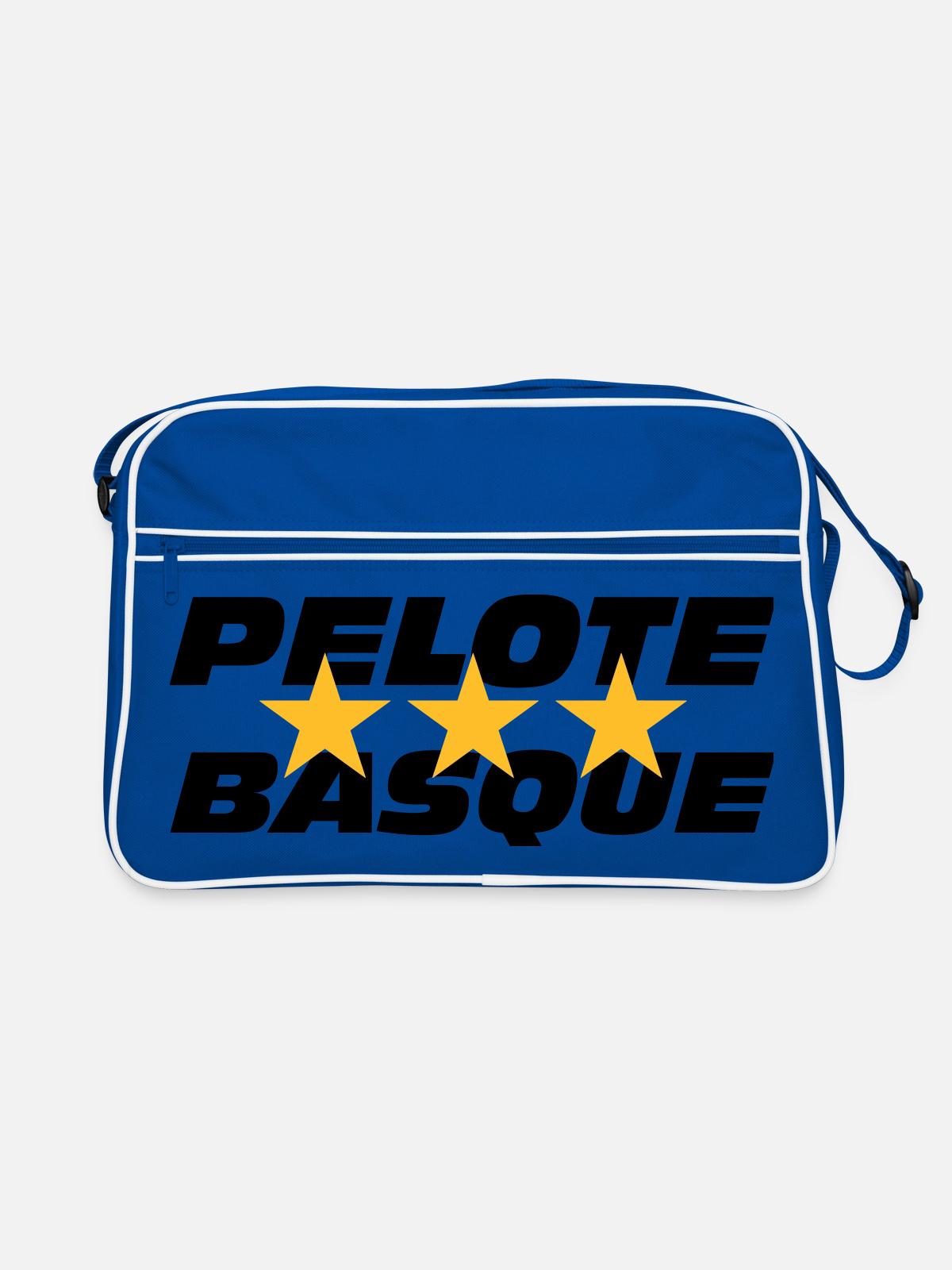 Pelote Basque - Sac Retro - bleu/blanc - Devant