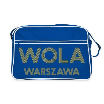 WOLA Warszawa Warsaw Warschau - Retro Bag - blue/white - Front