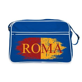 Roma Rom Römer Fußball - Retro Tasche - Blau/Weiß - Vorne