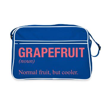 PAMPLEMOUSSE Pampelmuse - Sac Retro - bleu/blanc - Devant