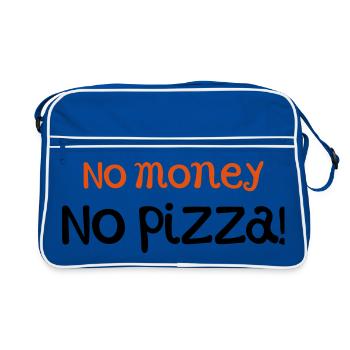 pizza - Sac Retro - bleu/blanc - Devant