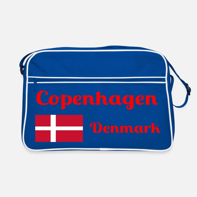 Copenhague, Danemark - Imprimés élégants Sac Retro