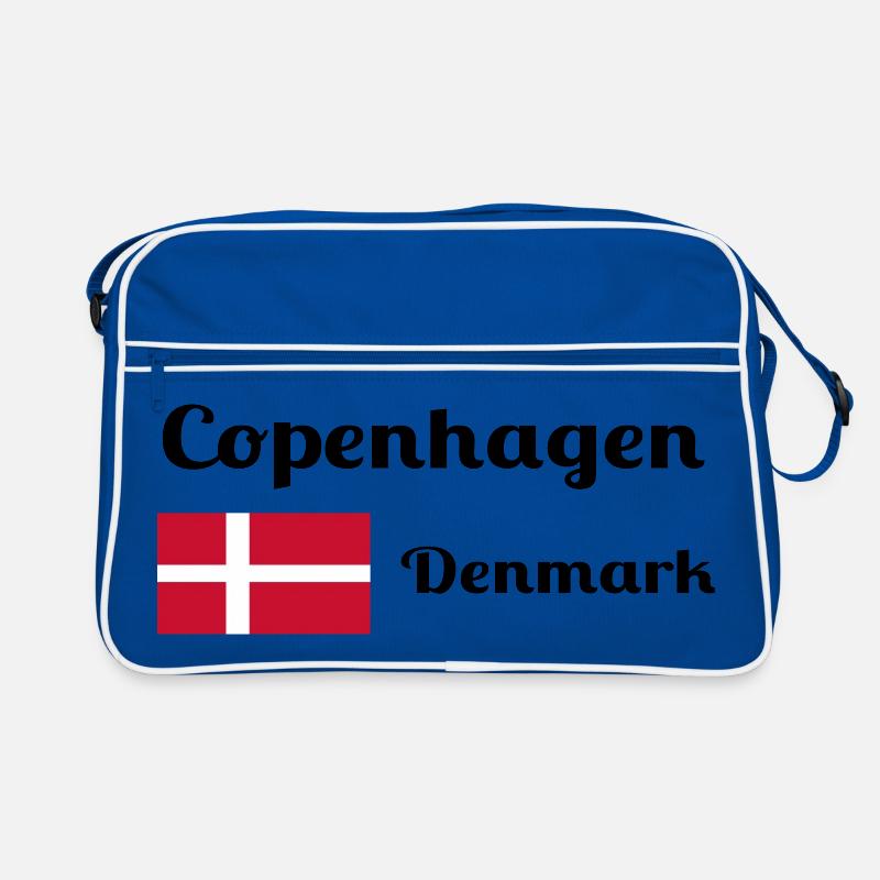 Copenhague, Danemark - Imprimés élégants Sac Retro