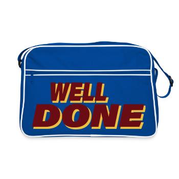 BRAVO - Sac Retro - bleu/blanc - Devant