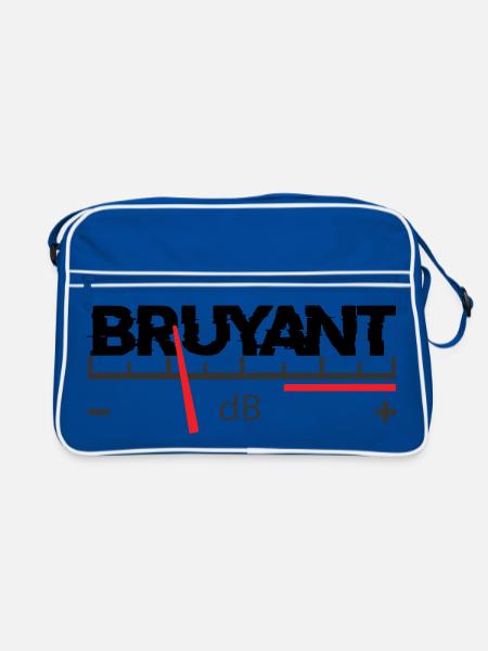 Noisy - Retro Bag - blue/white - Front