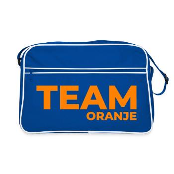 Équipe Oranje - Pays-Bas - Niederlande - Sac Retro - bleu/blanc - Devant