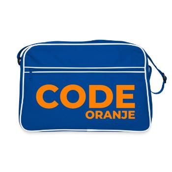 Code Oranje - Nederland - Netherlands Niederlande - Retro Bag - blue/white - Front