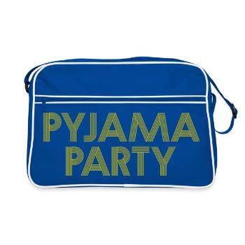 PAJAMA PARTY Bathrobe - Retro Bag - blue/white - Front