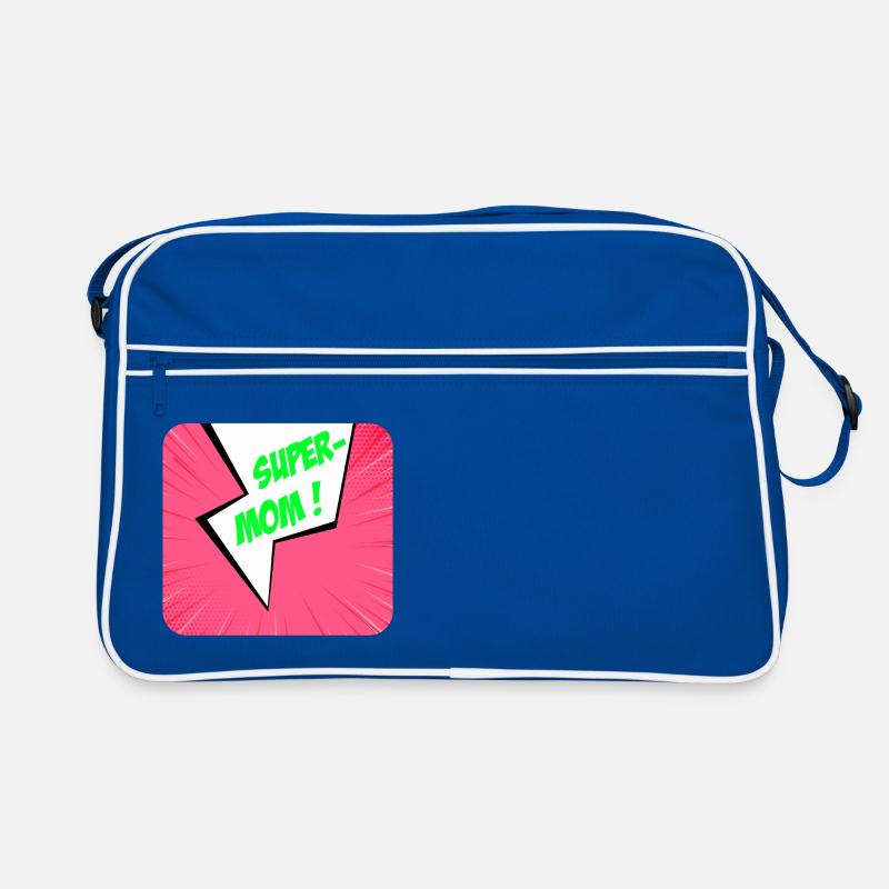 Supermom, Superheldin. Beste Mama. Comicbuch. Retro Tasche