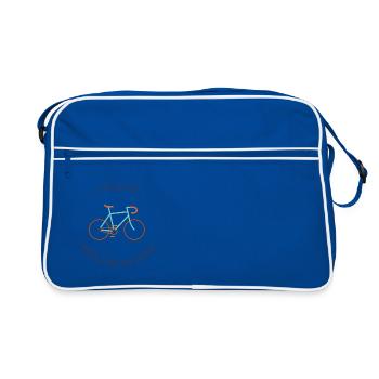 Cycliste 100% pur beurre - Retro Bag - blue/white - Front