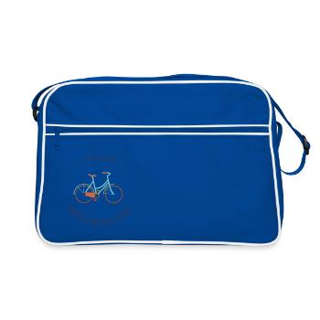Cycliste 100% pur beurre - Retro Bag - blue/white - Front