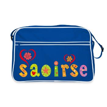 Saoirse Design Personnalisé - Sac Retro - bleu/blanc - Devant