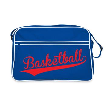 Basket Ball / Basketball / Basktet-Ball / Sport - Sac Retro - bleu/blanc - Devant