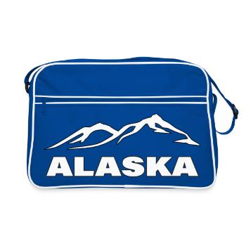 Alaska - Sac Retro - bleu/blanc - Devant