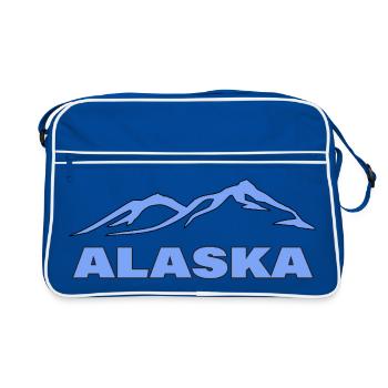 Alaska - Sac Retro - bleu/blanc - Devant