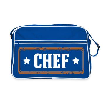 patron - Sac Retro - bleu/blanc - Devant
